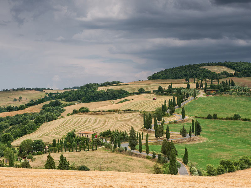 Monticchiello vista panoramica