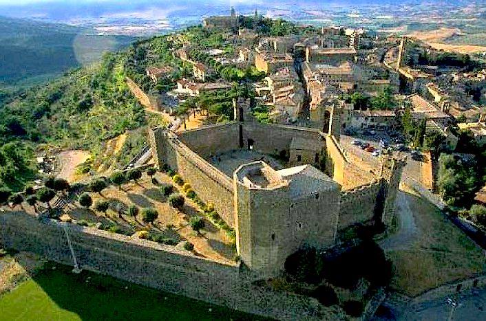 Montalcino vista dall'alto