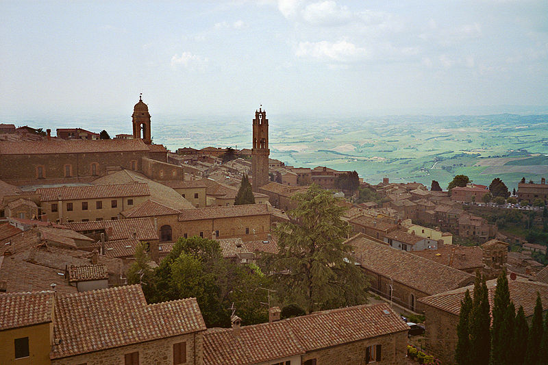 Montalcino vista panoramica