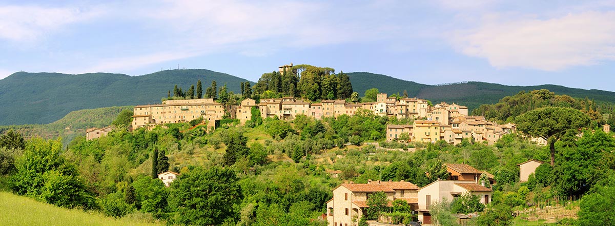 Cetona panoramic view