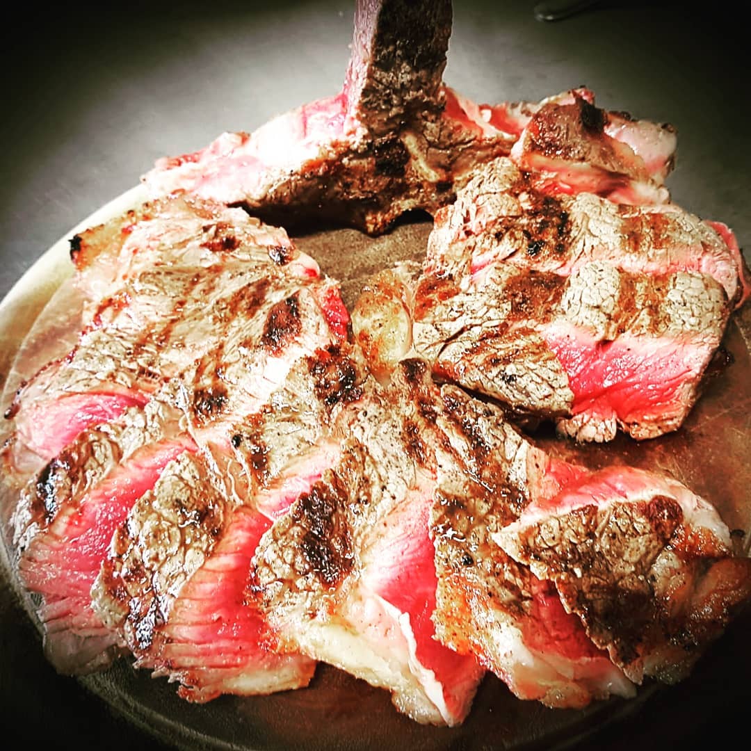 Chianina steak typical dish