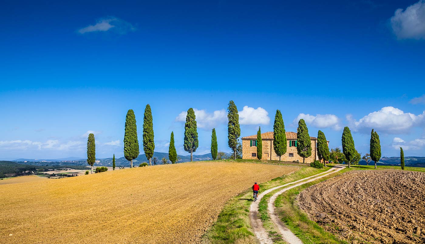 Percorsi in bicicletta in Val d'Orcia